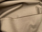 GABARDINE DE COTON PEIGNÉE COFFEE - My Little Coupon - tissu - coudre