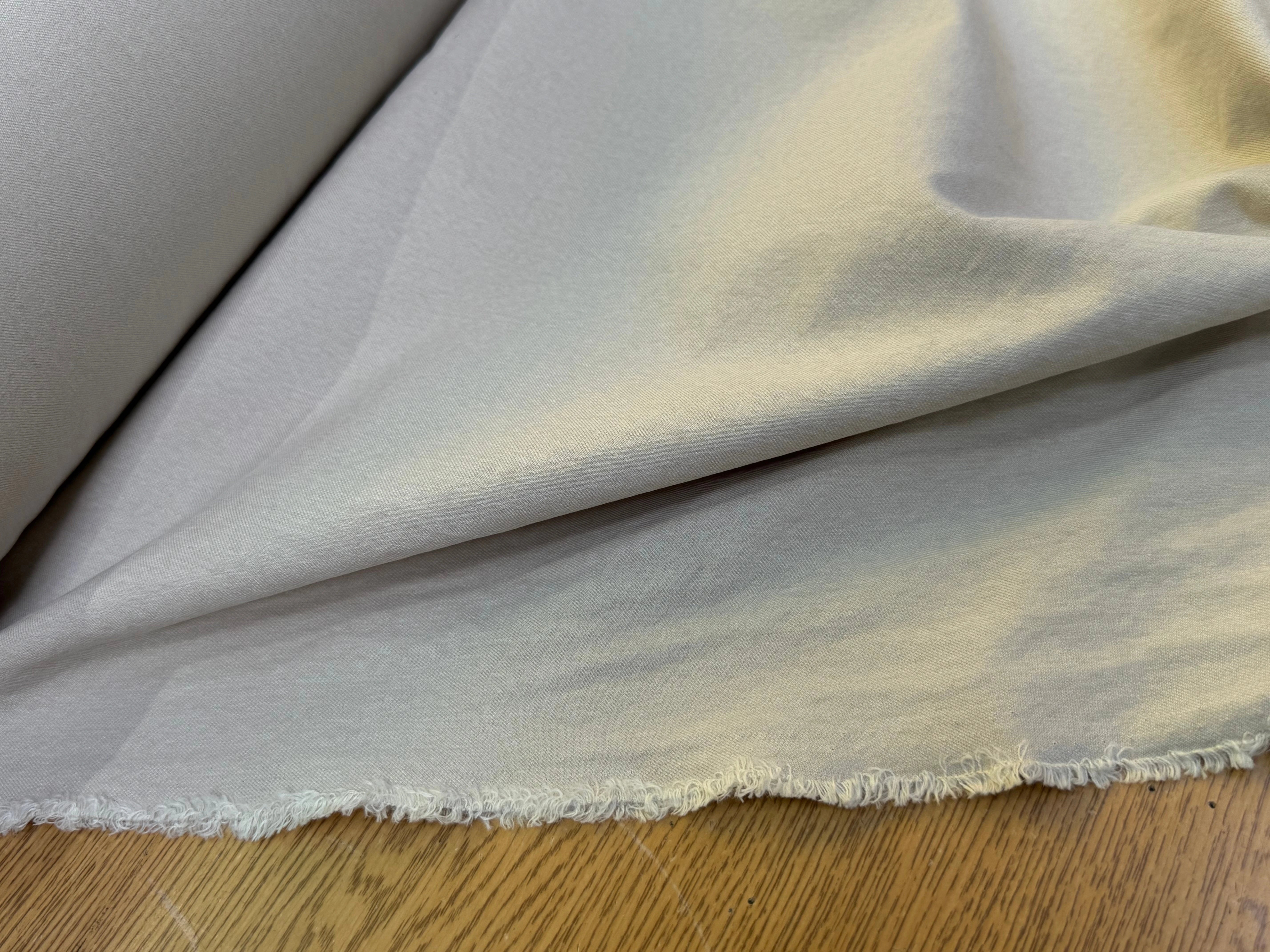 GABARDINE DE COTON QUALITÉ COUTURE BEIGE ÉCRU - My Little Coupon