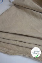 GABARDINE DE COTON SABLE ENVERS PEACHSKIN ET STRETCH MSO