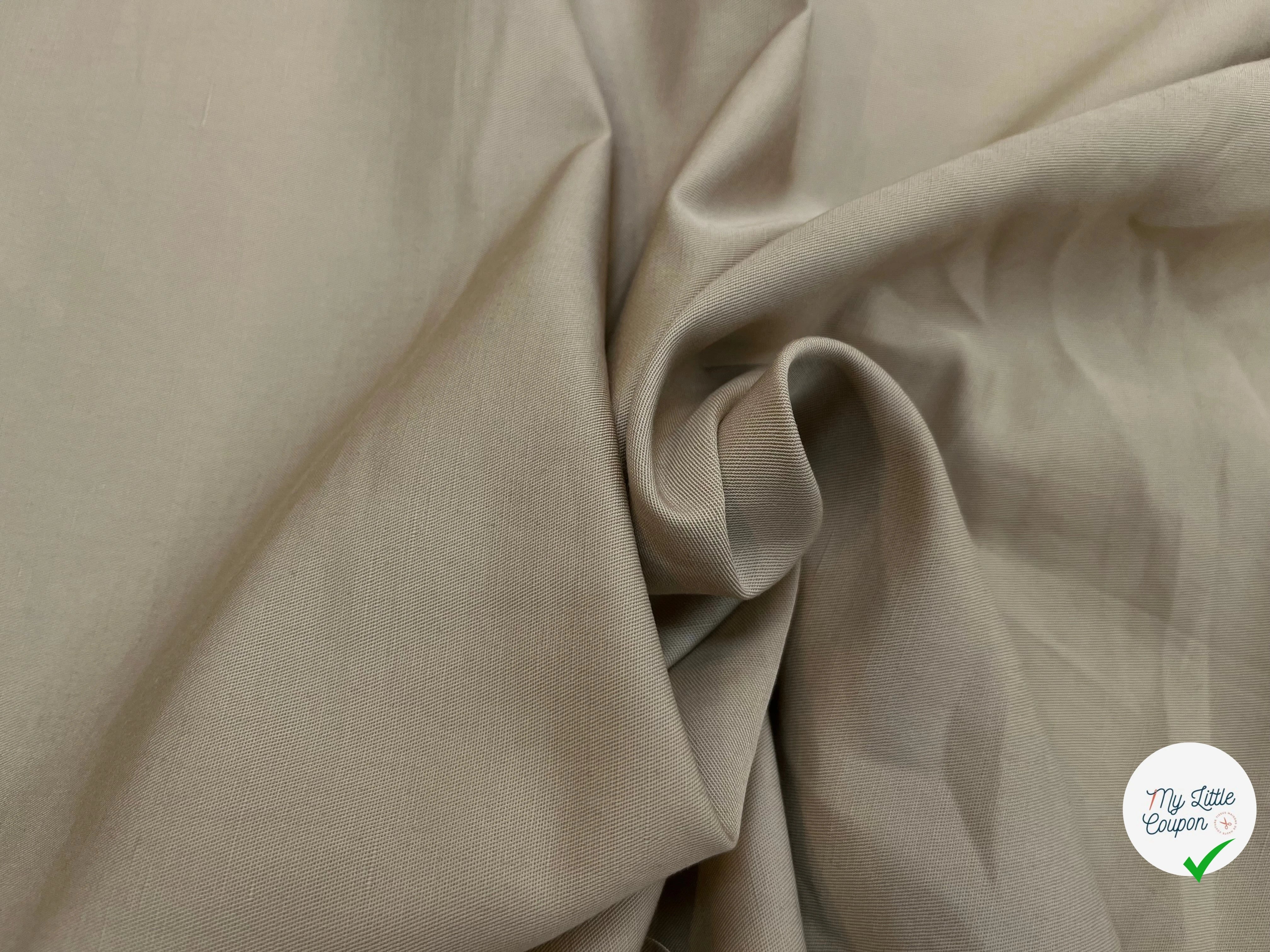 GABARDINE DE COTON SABLE - My Little Coupon