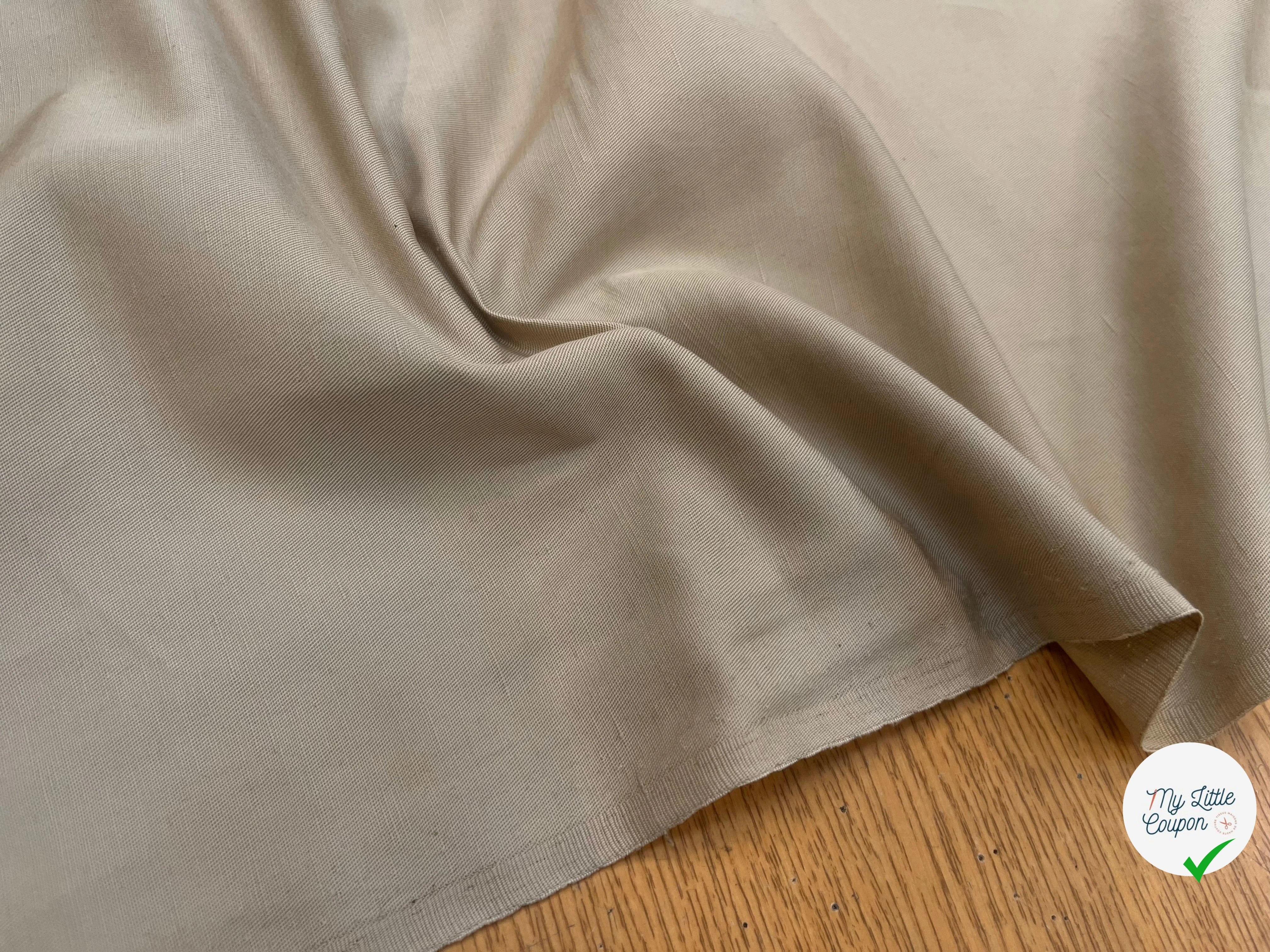 GABARDINE DE COTON SABLE - My Little Coupon