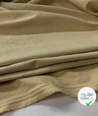 GABARDINE DE COTON SABLÉE PEACHSKIN STRETCH POLLEN MSO