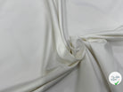 GABARDINE DE COTON SERGÉE TOUCHER TRÈS AGRÉABLE STRETCH BLANC 80% COTON - My Little Coupon