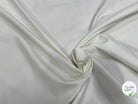 GABARDINE DE COTON SERGÉE TOUCHER TRÈS AGRÉABLE STRETCH BLANC 80% COTON - My Little Coupon