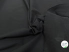 GABARDINE DE COTON STRETCH NOIR QUALITÉ COUTURE - My Little Coupon