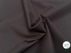 GABARDINE DE COTON STRIÉE CHOCO MARRON TRÈS BELLE TENUE - My Little Coupon
