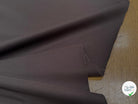 GABARDINE DE COTON STRIÉE CHOCO MARRON TRÈS BELLE TENUE - My Little Coupon