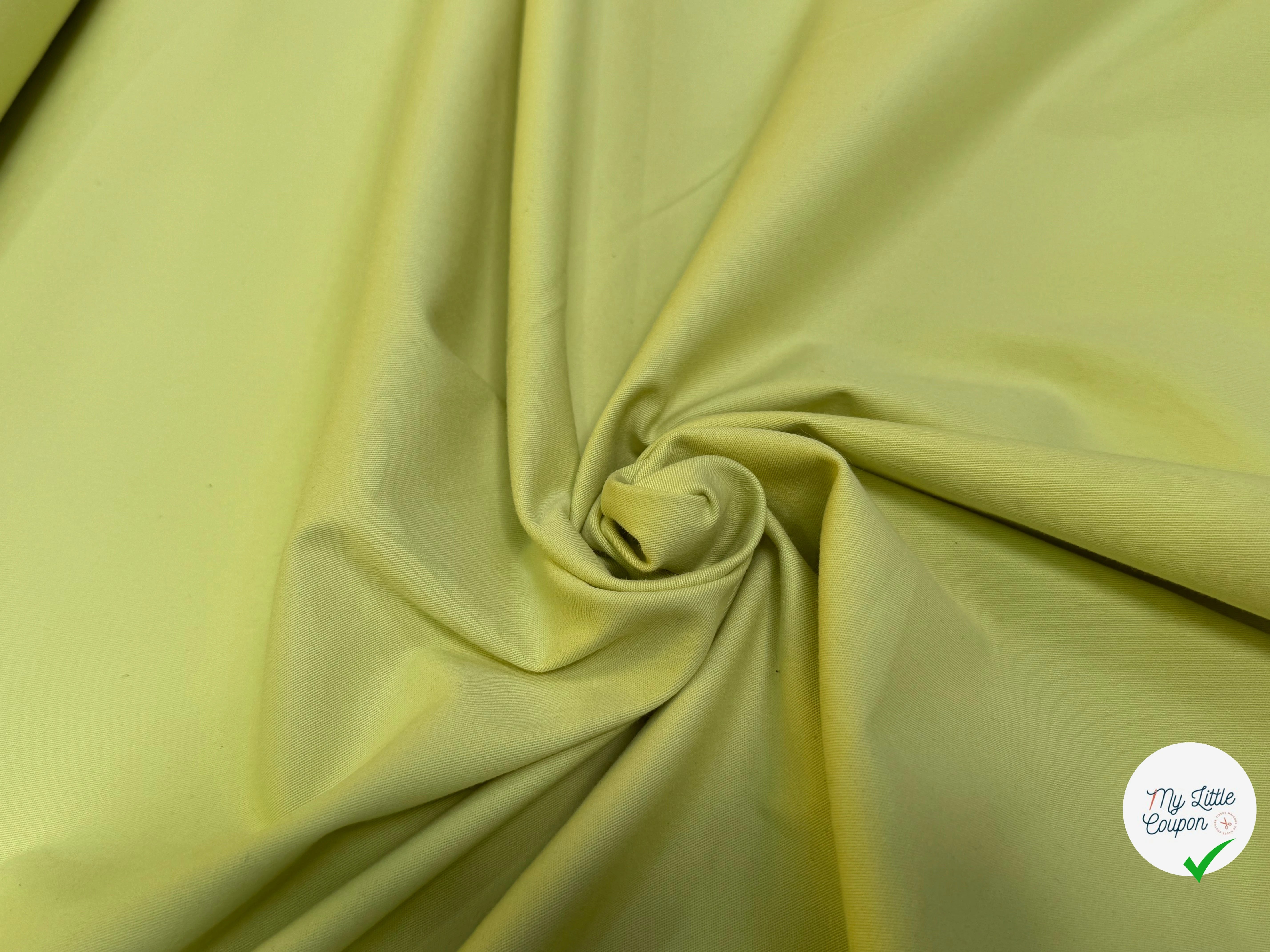 GABARDINE DE COTON SUBLIME BELLE TENUE LIMONADE ULTRA STRETCH - My Little Coupon