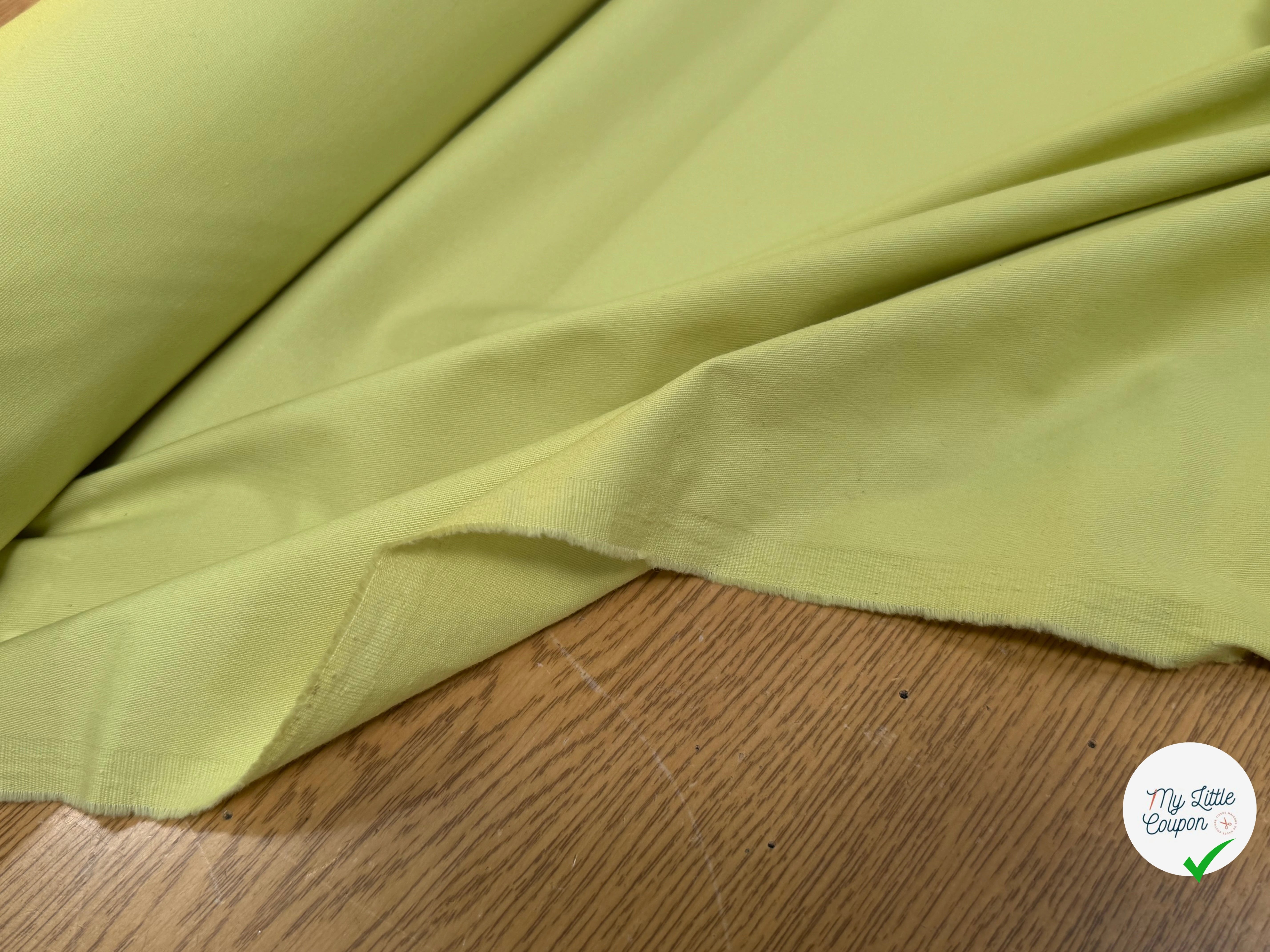GABARDINE DE COTON SUBLIME BELLE TENUE LIMONADE ULTRA STRETCH - My Little Coupon