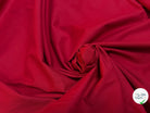 GABARDINE DE COTON SUBLIME LÉGÈREMENT GRATTÉE ROUGE - My Little Coupon