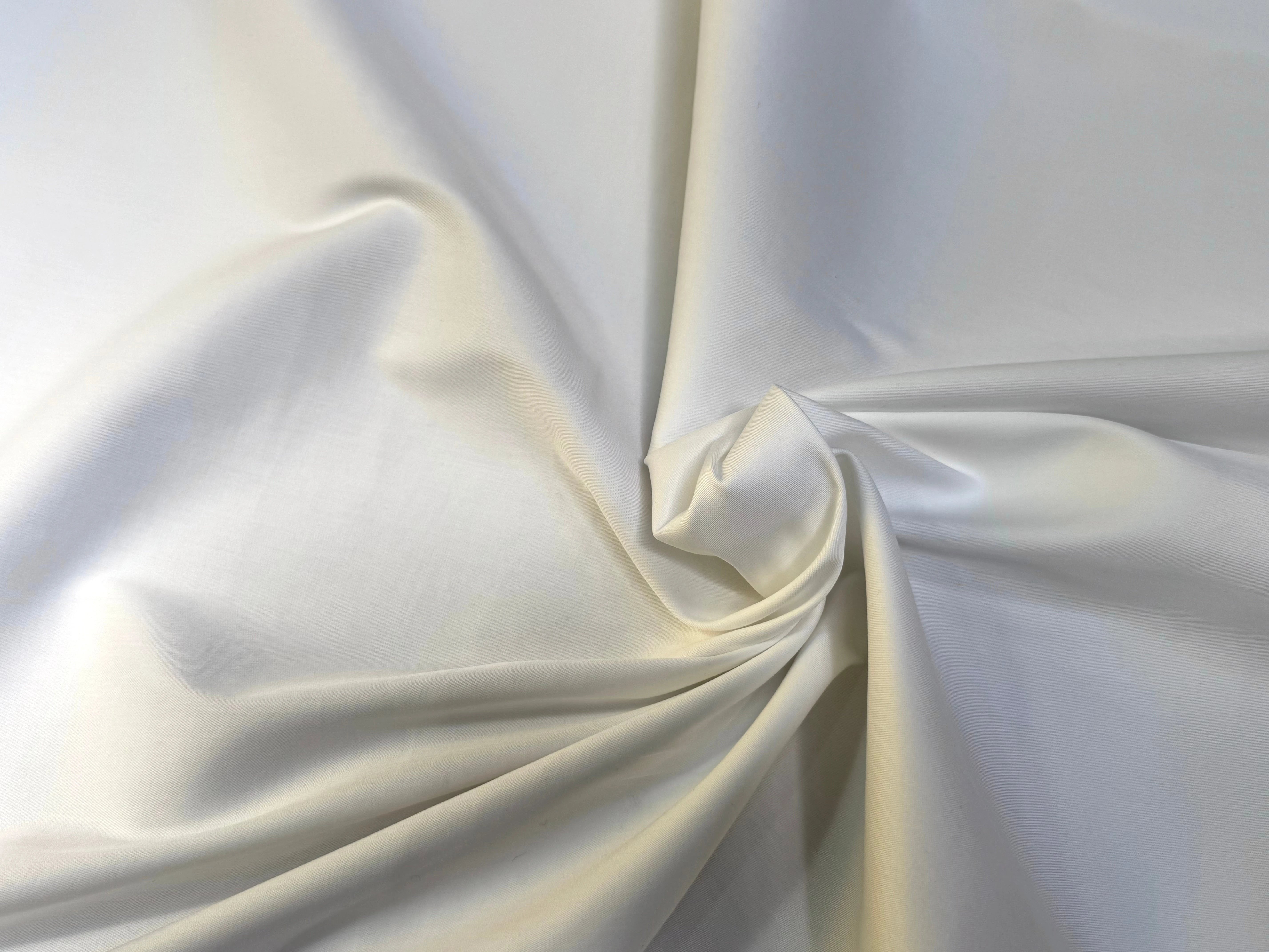 GABARDINE DE COTON TENUE LOURDE STRETCH FINEMENT SERGÉE BLANC TRÈS BEAU - My Little Coupon