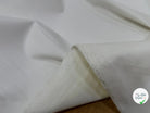 GABARDINE DE COTON ULTRA STRETCH EFFET NID D'ABEILLE ENDROIT DUVETEUX BLANC CASSÉ - My Little Coupon