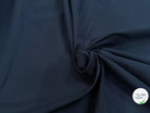 GABARDINE DE COTON ULTRA STRETCH FINEMENT RAFFINÉE BLEU MARINE - My Little Coupon