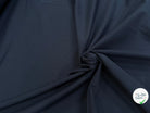 GABARDINE DE COTON ULTRA STRETCH FINEMENT RAFFINÉE BLEU MARINE - My Little Coupon