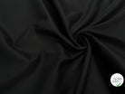 GABARDINE DE COTON UNI NOIR STRETCH - My Little Coupon