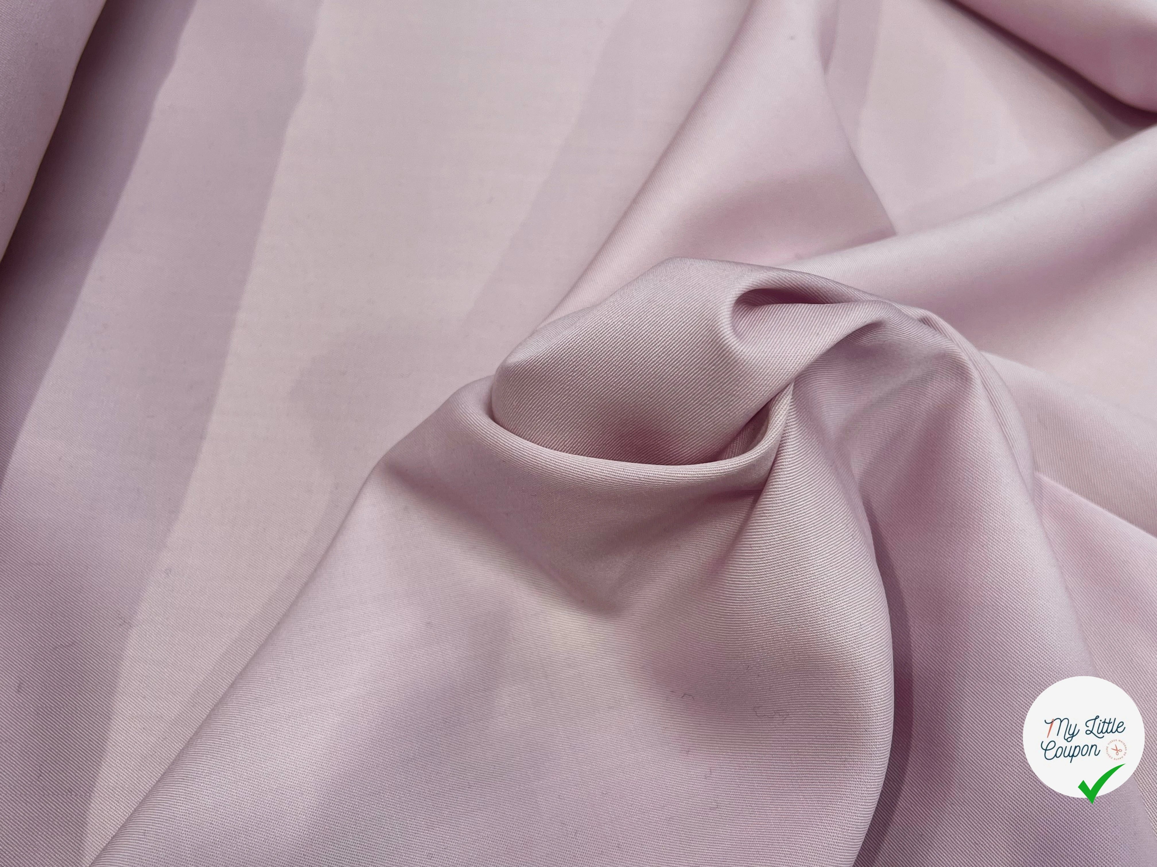 GABARDINE DE LAINE BELLE TENUE LIGHT PINK 100% LAINE 155CM - My Little Coupon