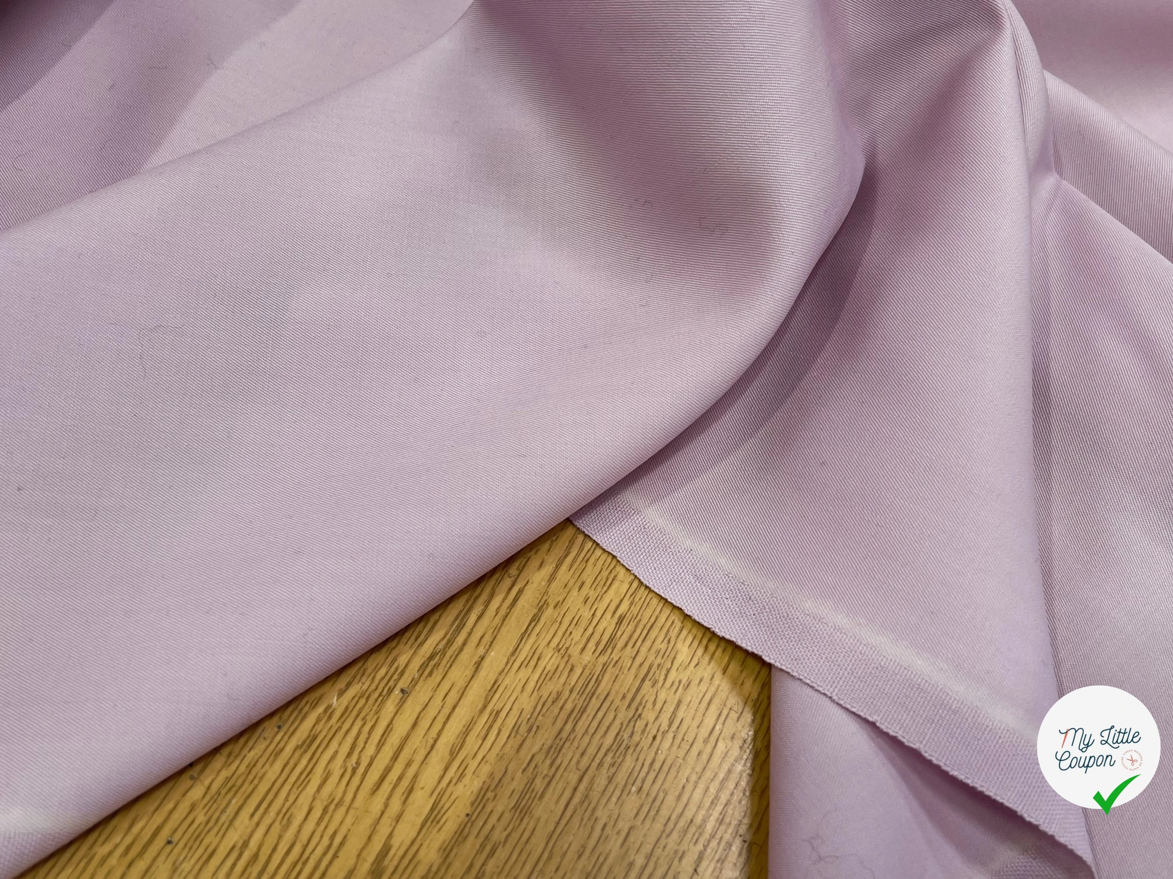 GABARDINE DE LAINE BELLE TENUE LIGHT PINK 100% LAINE 155CM - My Little Coupon