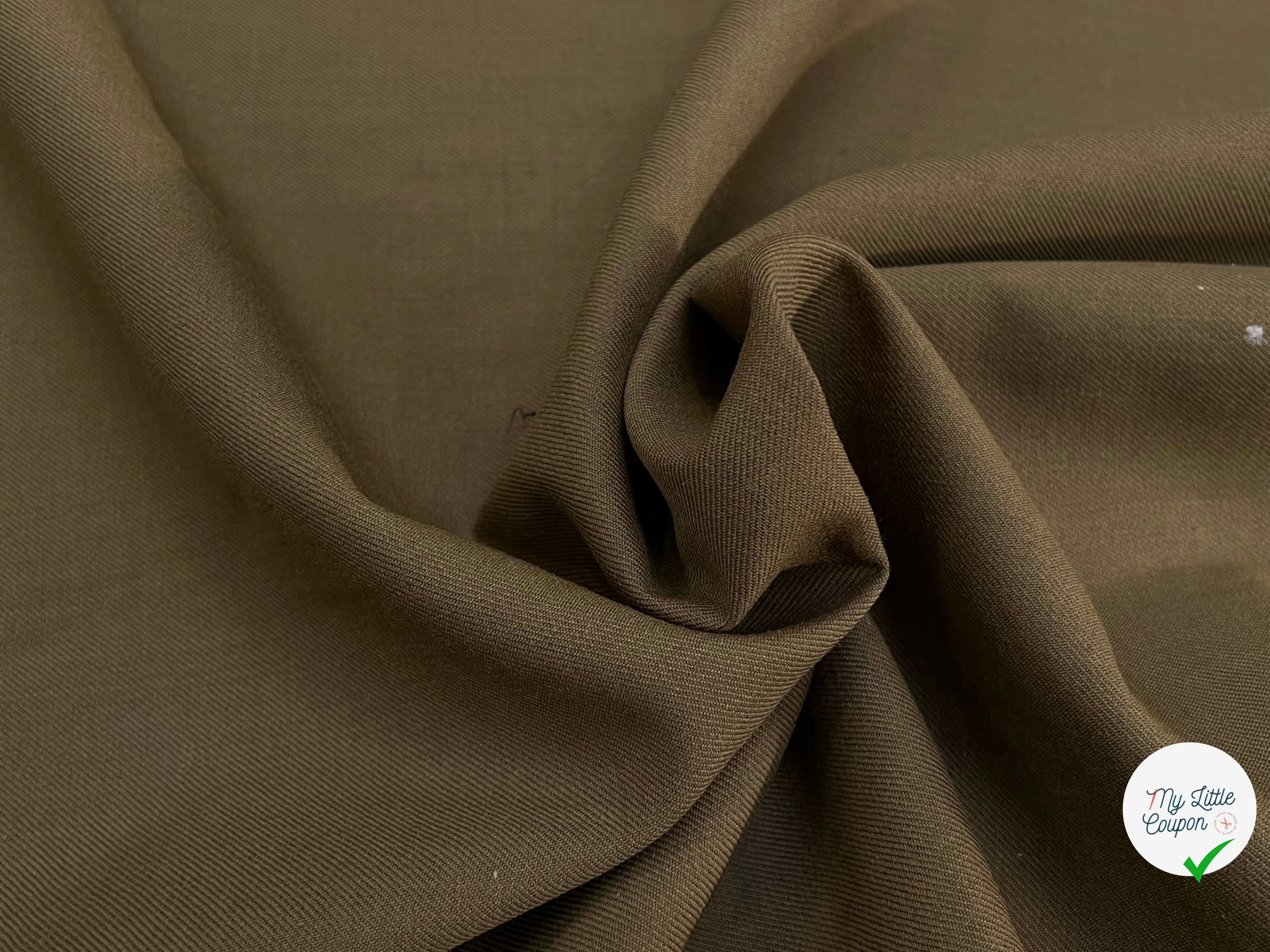 GABARDINE DE LAINE BROWN MOCHA - My Little Coupon