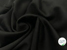 GABARDINE DE LAINE FAÇON DRILL NOIRE - coupon de tissu de 3 mètres - My Little Coupon - tissu - coudre