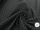 GABARDINE DE LAINE FLOCKÉE PETITS POIS - My Little Coupon - tissu - coudre