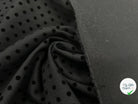 GABARDINE DE LAINE FLOCKÉE PETITS POIS - My Little Coupon - tissu - coudre