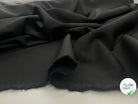 GABARDINE DE LAINE FLUIDE ET EXTENSIBLE NOIR - My Little Coupon - tissu - coudre
