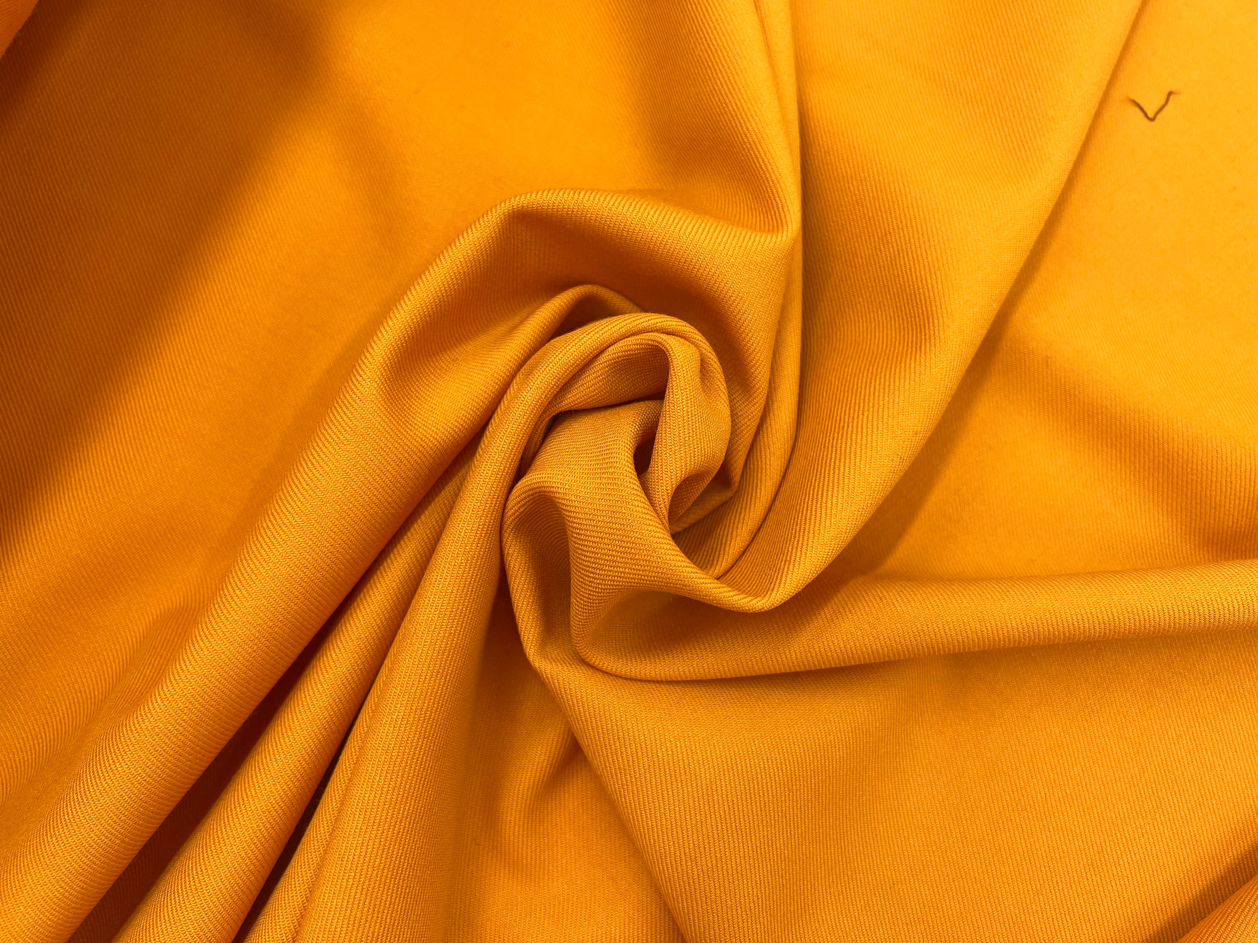 GABARDINE DE LAINE MOUTARDE MIEL MSO