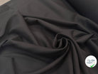 GABARDINE DE LAINE NOIR STRETCH BELLE QUALITÉ - My Little Coupon