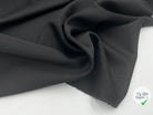 GABARDINE DE LAINE NOIRE TISSAGE DRILL - My Little Coupon - tissu - coudre