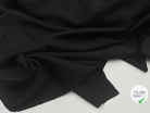 GABARDINE DE LAINE NOIRE TISSAGE DRILL - My Little Coupon - tissu - coudre