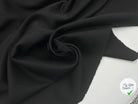 GABARDINE DE LAINE NOIRE TISSAGE DRILL - My Little Coupon - tissu - coudre
