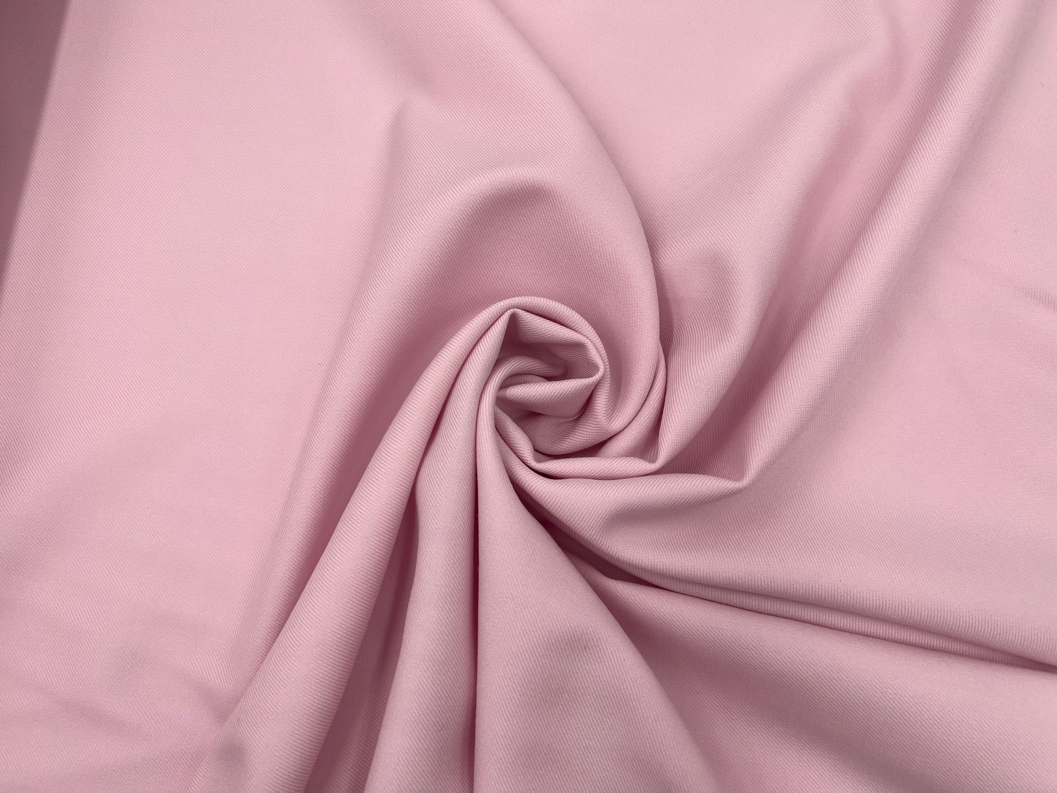 GABARDINE DE LAINE POWDER PINK MSO
