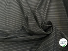 GABARDINE DE LAINE RAYURES FINE NOIR - My Little Coupon