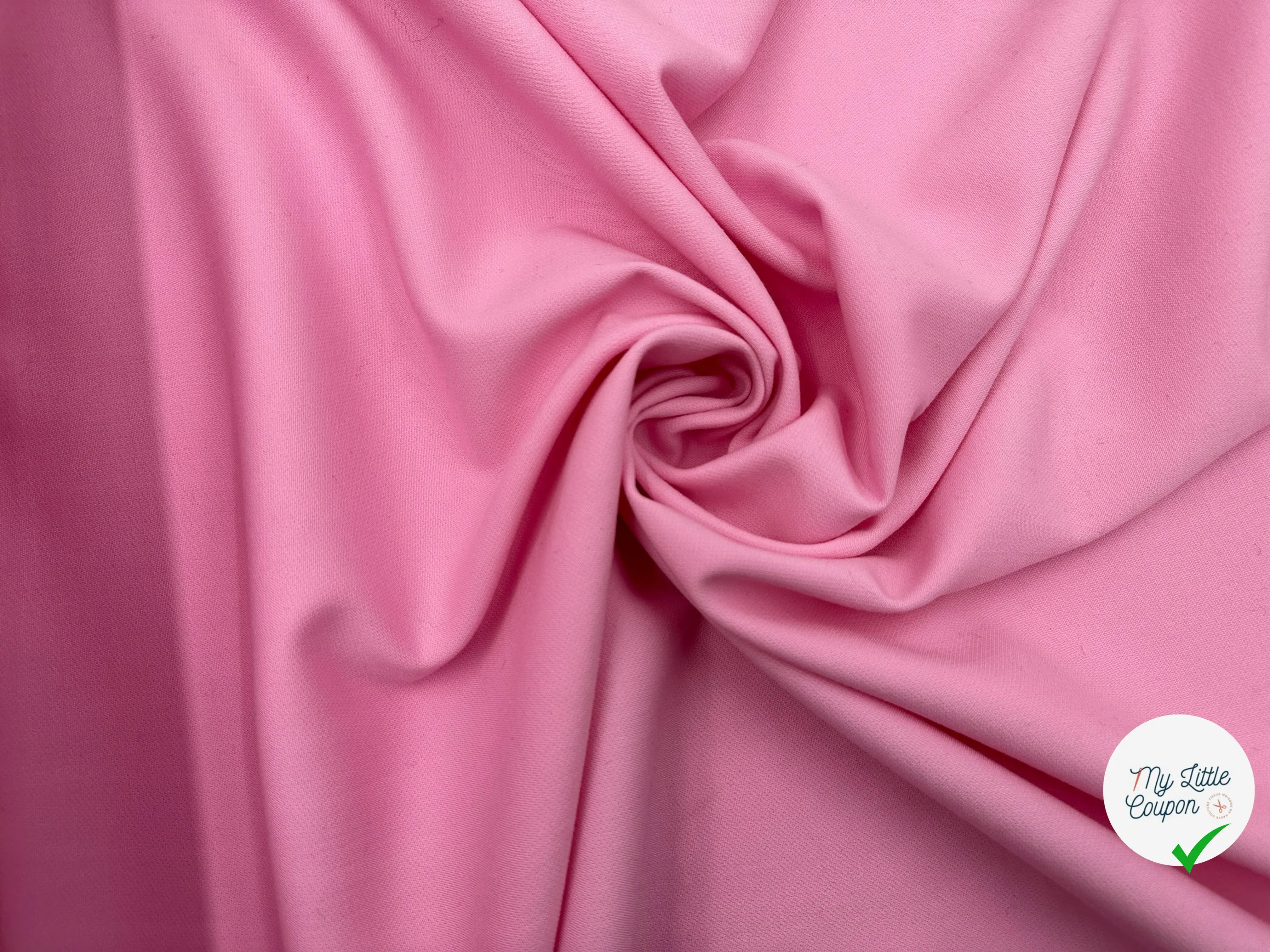 GABARDINE DE LAINE ROSE GUIMAUVE MSO
