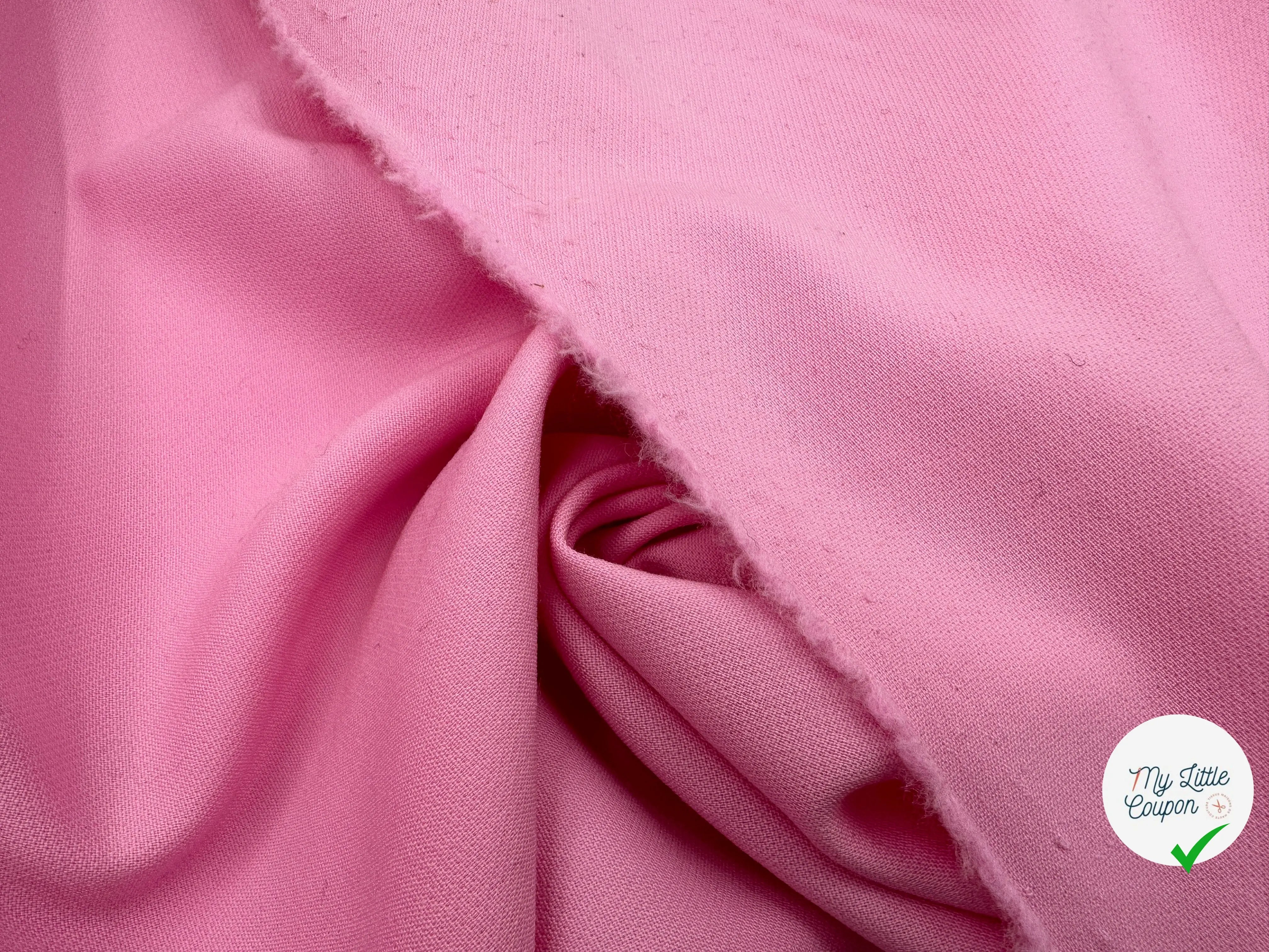 GABARDINE DE LAINE ROSE GUIMAUVE MSO