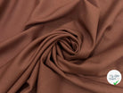 GABARDINE DE LAINE STRETCH CHOCOLAT - My Little Coupon