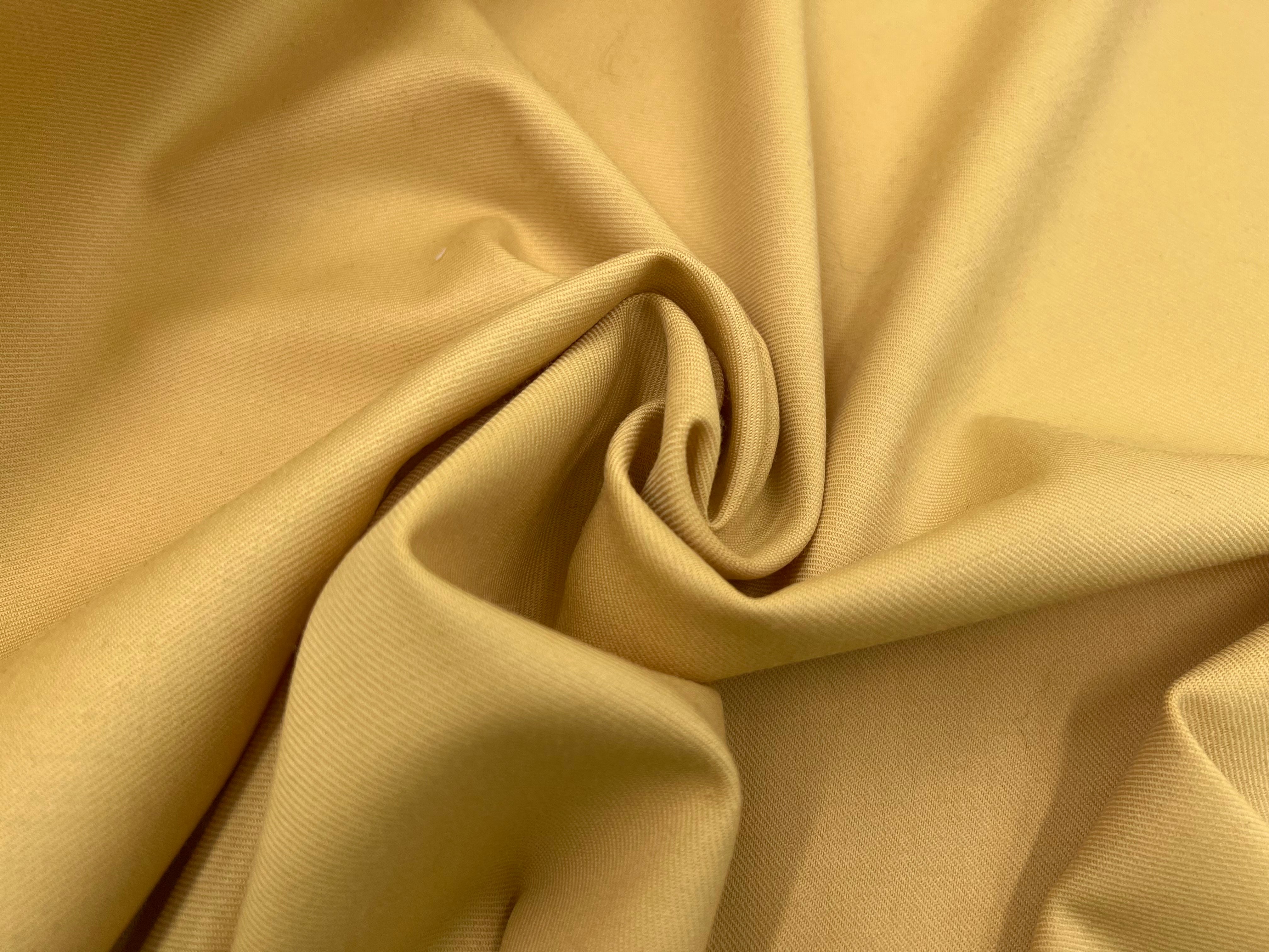 GABARDINE DE LAINE STRETCH MIEL MSO