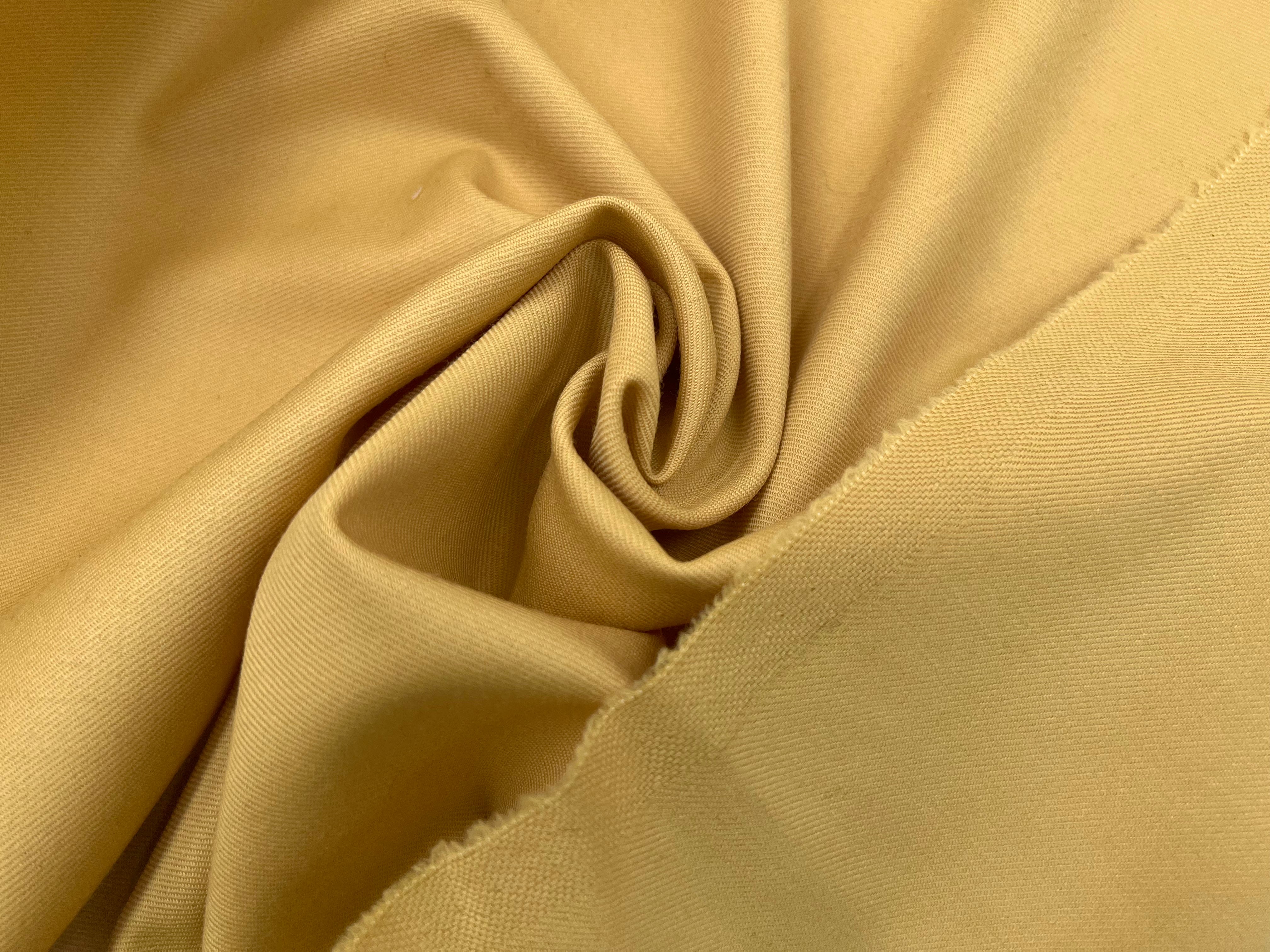 GABARDINE DE LAINE STRETCH MIEL MSO