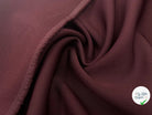 GABARDINE DE LAINE TRÈS FINEMENT SERGÉE LIE DE VIN - My Little Coupon - tissu - coudre