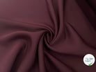 GABARDINE DE LAINE TRÈS FINEMENT SERGÉE LIE DE VIN - My Little Coupon - tissu - coudre