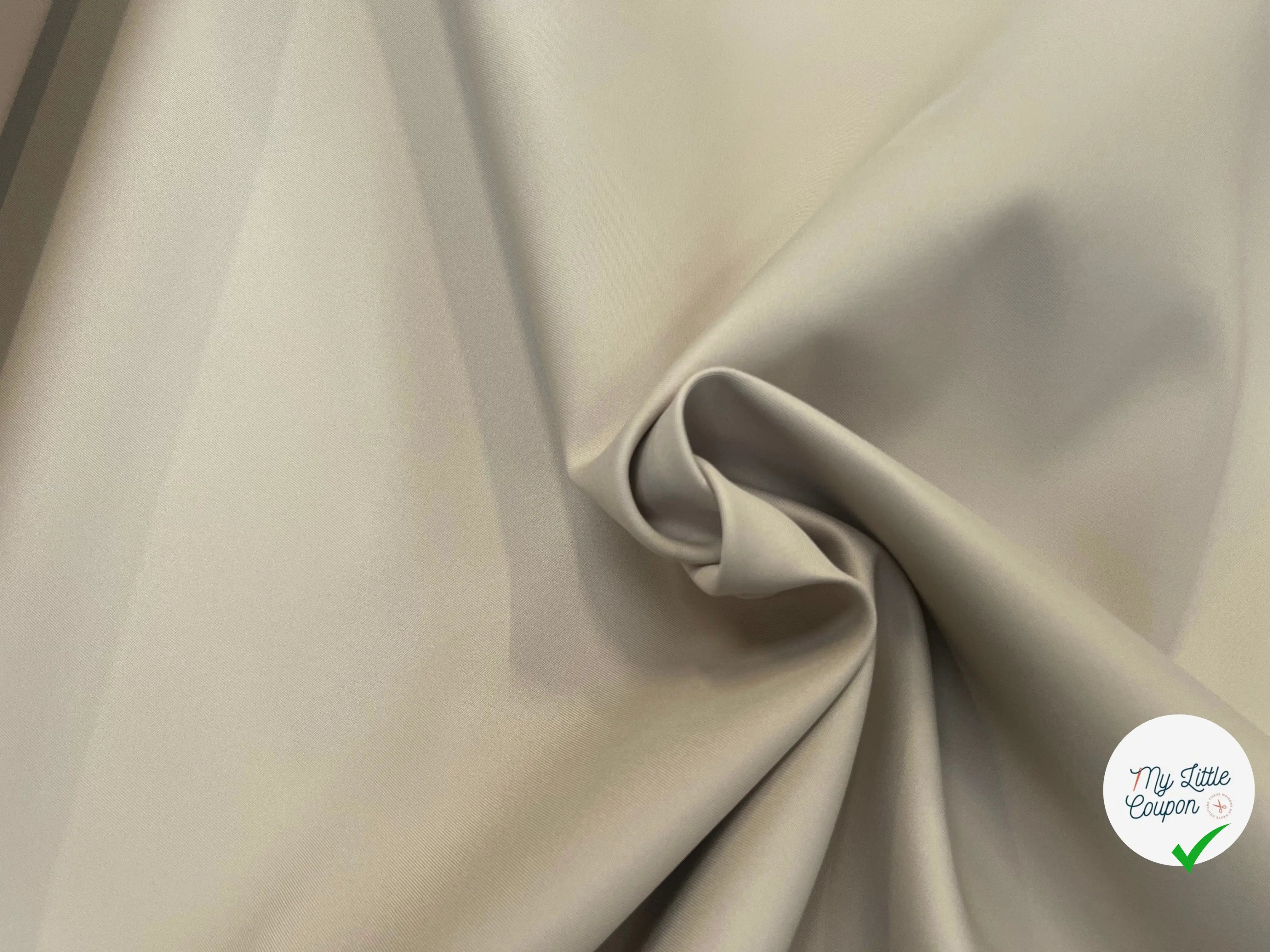 GABARDINE DOUBLE ETOFFE JAPON BEIGE - My Little Coupon