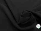 GABARDINE DOUBLE ETOFFE NOIR LÉGÈREMENT STRETCH  BELLE TENUE - My Little Coupon