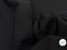GABARDINE DOUBLE ETOFFE NOIR LÉGÈREMENT STRETCH  BELLE TENUE - My Little Coupon