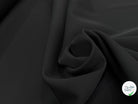 GABARDINE DOUBLE ETOFFE NOIR LÉGÈREMENT STRETCH  BELLE TENUE - My Little Coupon