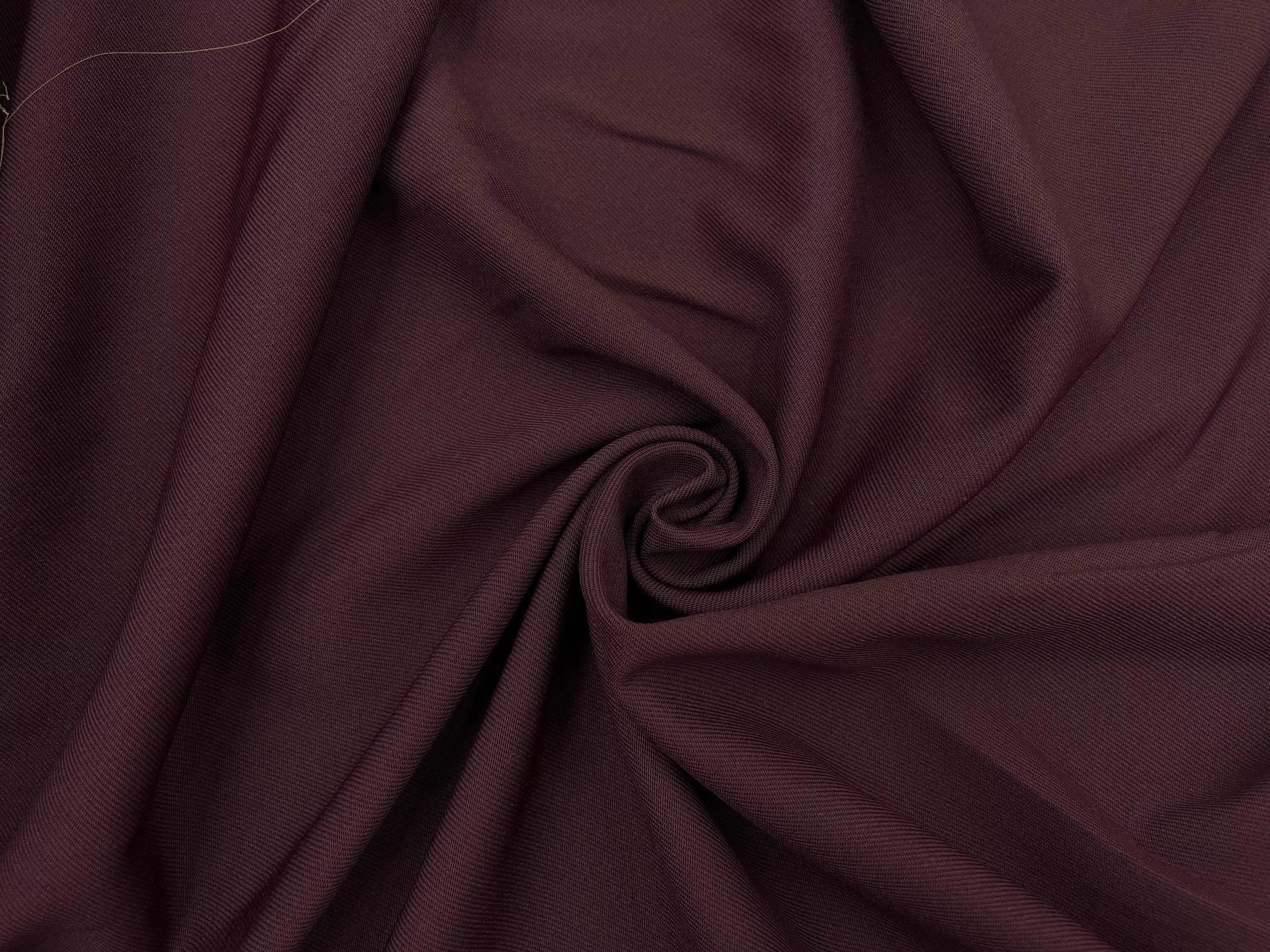 GABARDINE DRILL PRUNE - My Little Coupon - tissu - coudre