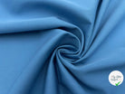GABARDINE FINE DE COTON BLEU CÉRULÉEN - My Little Coupon - tissu - coudre