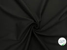 GABARDINE FINE DE COTON STRETCH NOIR ÉPOUSTOUFLANT - My Little Coupon - tissu - coudre