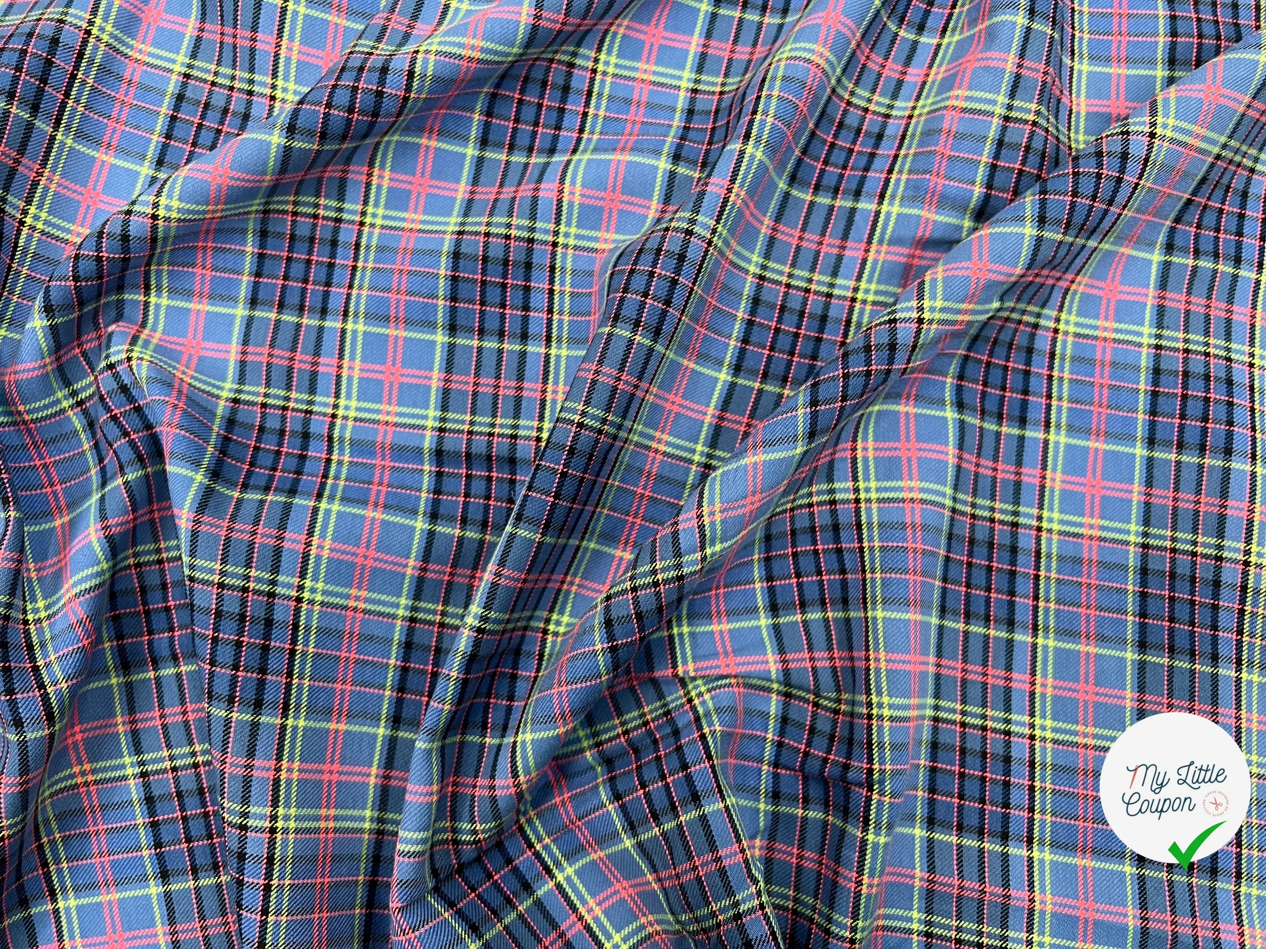 GABARDINE FINE LÉGÈREMENT DUVETEUSE PRINCE DE GALLES 2.0 MSO