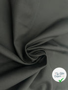 GABARDINE FINEMENT SERGÉE DE COTON NOIR REFLET ARDOISE - My Little Coupon - tissu - coudre