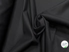 GABARDINE FINEMENT SERGÉE DÉPERLANTE ET BRILLANTE TOMBÉ SUBLIME NOIR MADE IN ITALY - My Little Coupon